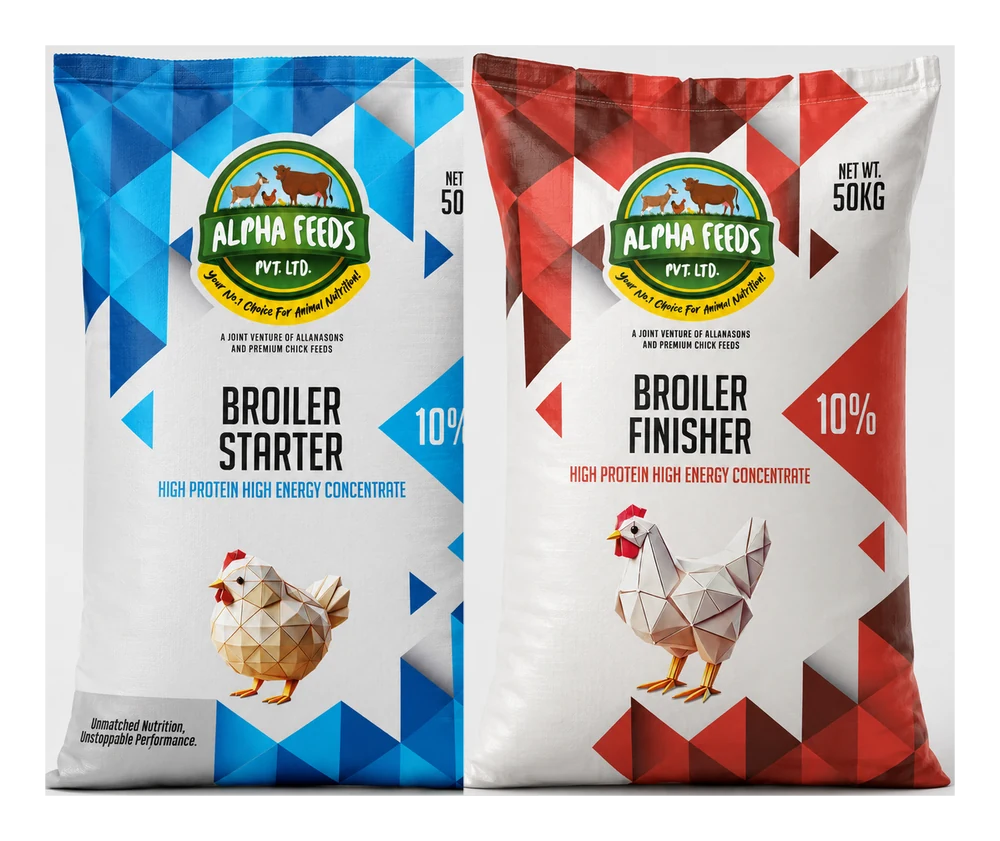 Alpha Feeds Broiler 10% Starter and Finisher range