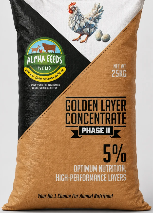 Alpha Feeds Golden Layer Concentrate Phase II bag